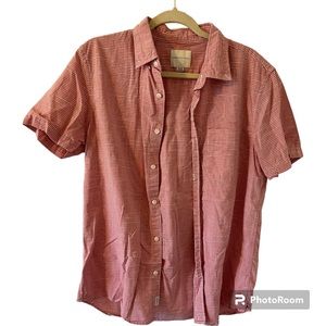 American Eagle Men’s Button Down Short Sleeve Shirt